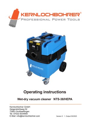 Operating instructions for: Wet-dry vacuum cleaner NTS-38/HEPA
